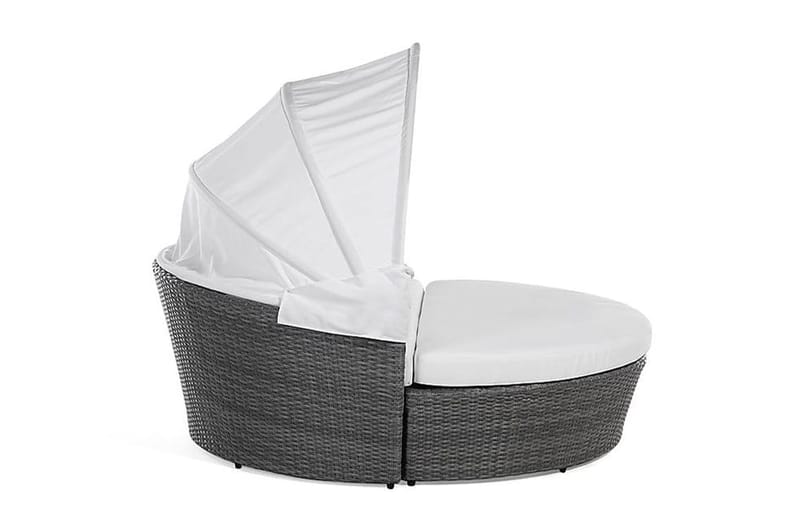 Lu | Solseng 150 | 158 cm - Grå - Havemøbler - Havestole - Solseng & solvogn