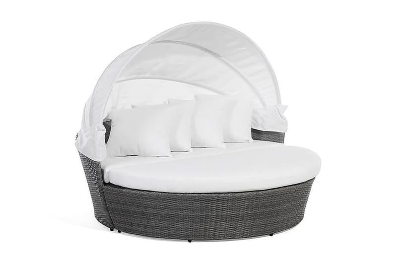 Lu | Solseng 150 | 158 cm - Grå - Havemøbler - Havestole - Solseng & solvogn