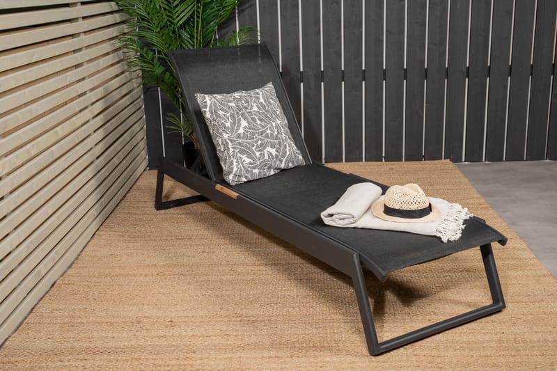 Mexico Solseng Sort - Venture Home - Havemøbler - Havestole - Solseng & solvogn