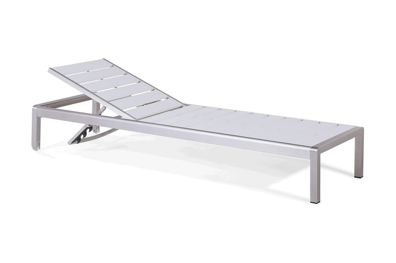 Nardo Solseng 64 | 198 cm - Hvid - Havemøbler - Havestole - Solseng & solvogn