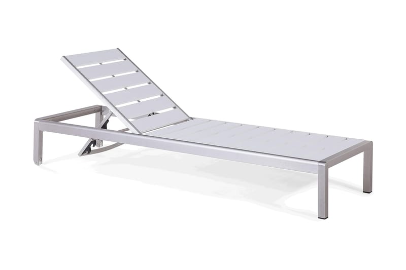 Nardo Solseng 64 | 198 cm - Hvid - Havemøbler - Havestole - Solseng & solvogn