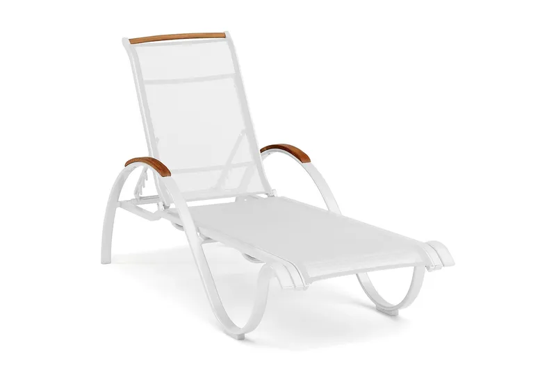 Nydala Solseng, Hvid/Teak