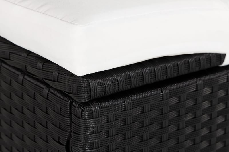 Ochovi Dobbelt Solseng Justerbar - Sort/Hvid - Havemøbler - Havestole - Solseng & solvogn