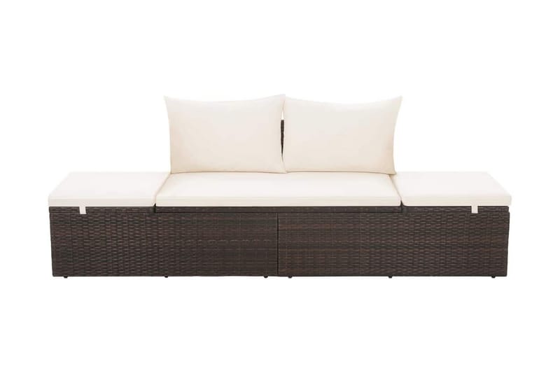 Solseng Brun 195 X 60 Cm Polyrattan - Brun - Solseng & solvogn