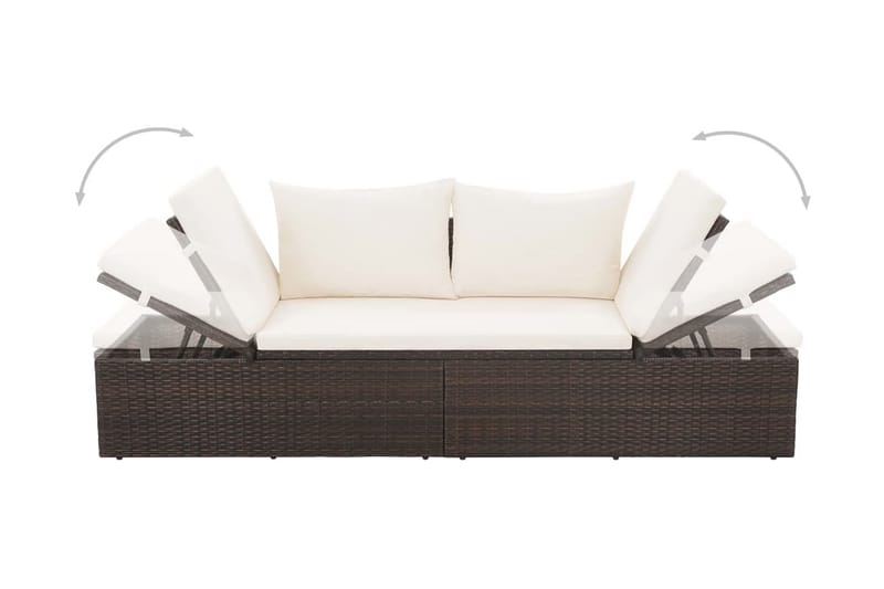 Solseng Brun 195 X 60 Cm Polyrattan - Brun - Solseng & solvogn