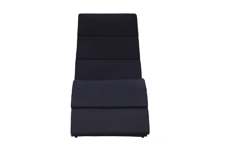 Solseng Med Hynde Polyrattan Sort - Sort - Havemøbler - Havestole - Solseng & solvogn