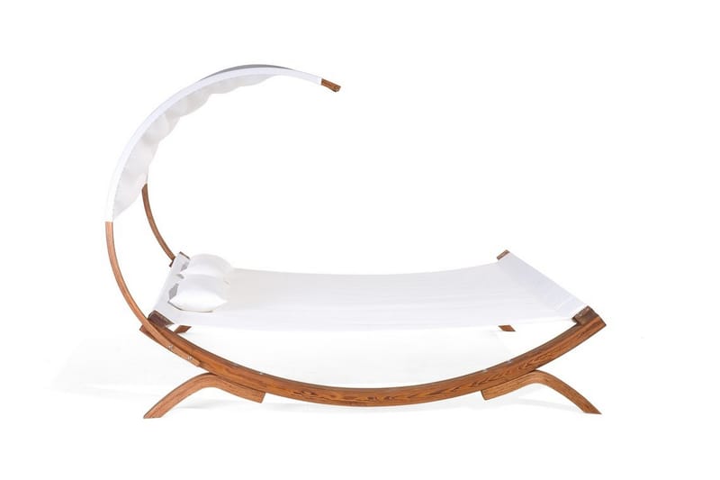 Teramo solseng 205 | 225 cm - Hvid - Havemøbler - Havestole - Solseng & solvogn
