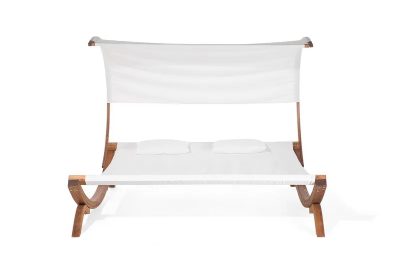 Teramo solseng 205 | 225 cm - Hvid - Havemøbler - Havestole - Solseng & solvogn