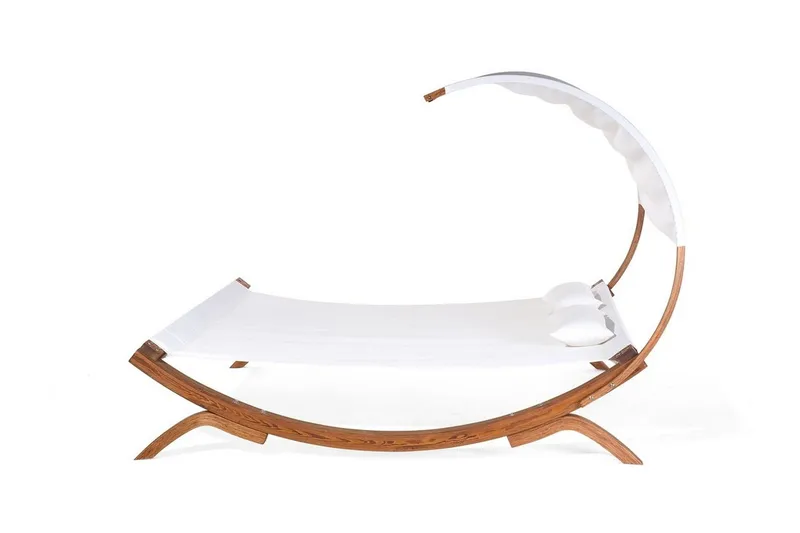 Teramo solseng 205 | 225 cm - Hvid - Havemøbler - Havestole - Solseng & solvogn