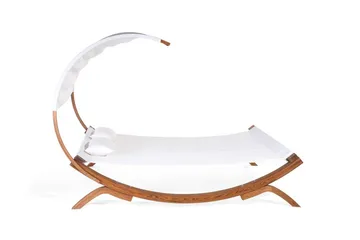 Teramo solseng 205 | 225 cm - Hvid - Havemøbler - Havestole - Solseng & solvogn