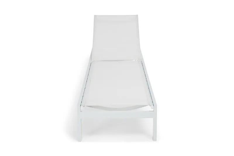 Tunis Solseng - Hvid - Havemøbler - Havestole - Solseng & solvogn