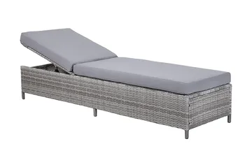 Turin Ii Solseng 65 | 201 cm - Grå - Havemøbler - Havestole - Solseng & solvogn