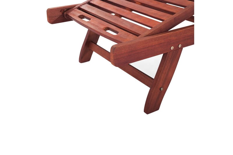 Solseng Toscana - Mørkt træ, blå, beige - Havemøbler - Havestole - Solseng & solvogn