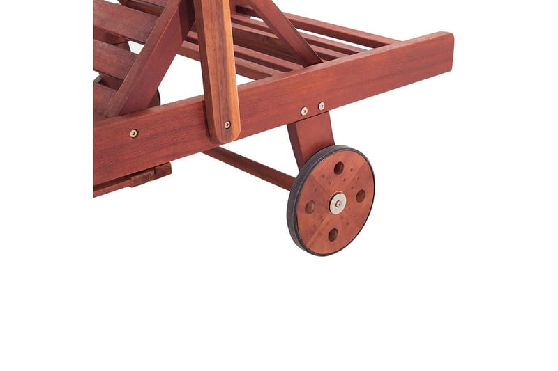 Solseng Toscana - Mørkt træ, blå, beige - Havemøbler - Havestole - Solseng & solvogn