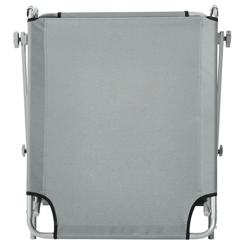 Solseng udendørs Foligno Stål - Grå/Sølv - Havemøbler - Havestole - Solseng & solvogn