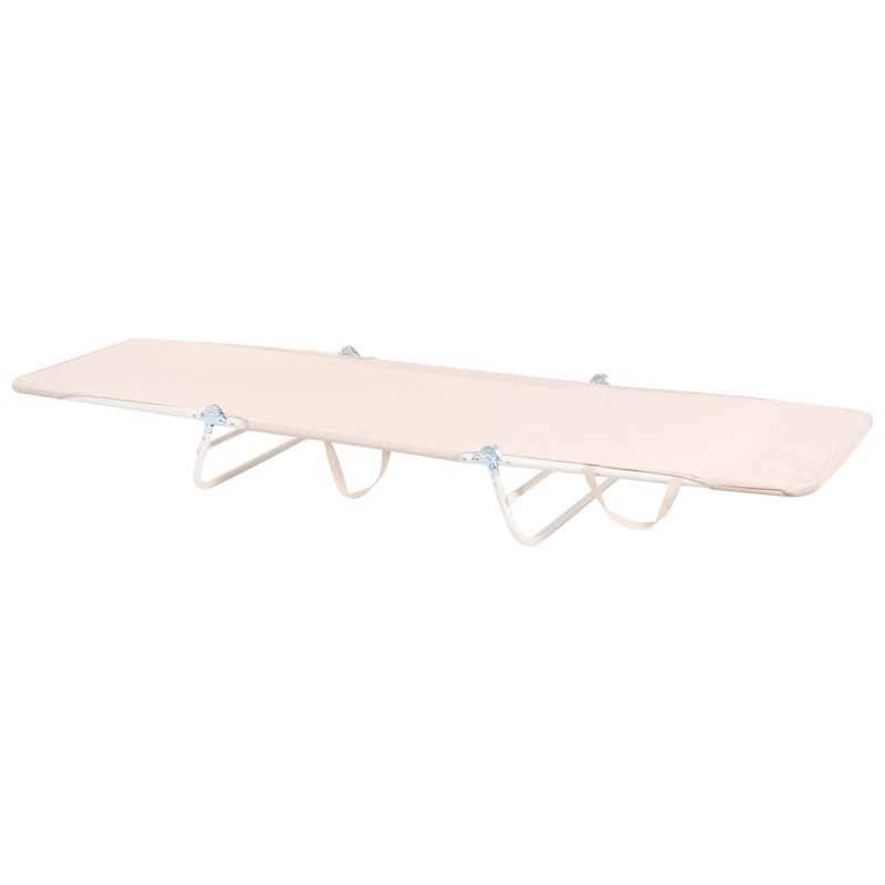 Solseng udendørs Kastoria - Beige/Hvid - Havemøbler - Havestole - Solseng & solvogn