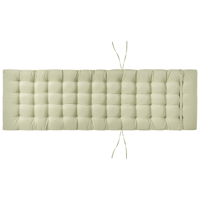 Solseng udendørs med pude Cesana Premium akacietræ - Brun/Grøn - Havemøbler - Havestole - Solseng & solvogn