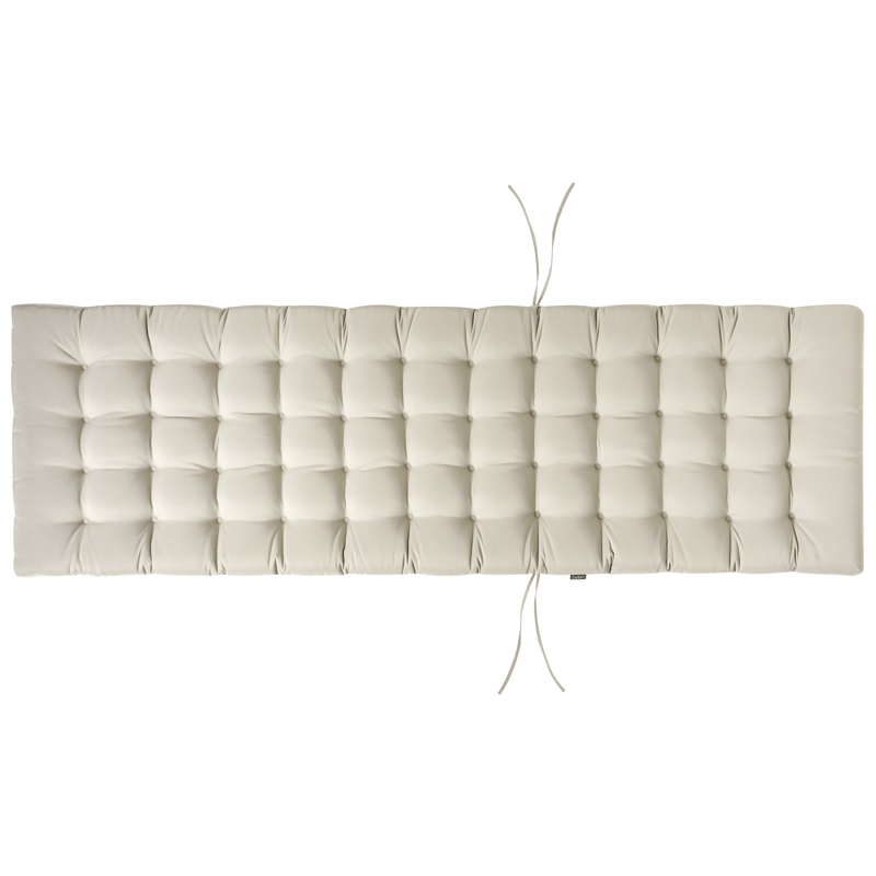 Solseng udendørs med pude Cesana Premium akacietræ - Brun/Beige - Havemøbler - Havestole - Solseng & solvogn