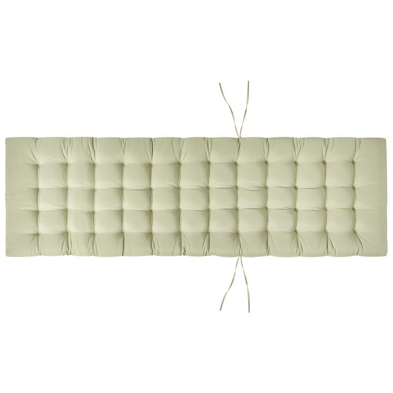 Solseng udendørs med pude Cesana Premium akacietræ - Brun/Grøn - Havemøbler - Havestole - Solseng & solvogn