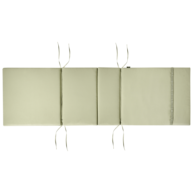 Solseng udendørs med pude Java Premium akacietræ - Brun/Grøn - Havemøbler - Havestole - Solseng & solvogn