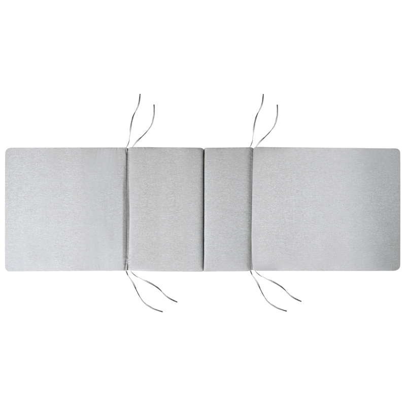 Solseng udendørs med pude Amantea Premium II akacietræ - Brun/Grå - Havemøbler - Havestole - Solseng & solvogn