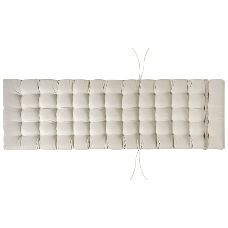 Solseng udendørs med pude Cesana Premium akacietræ - Brun/Beige - Havemøbler - Havestole - Solseng & solvogn