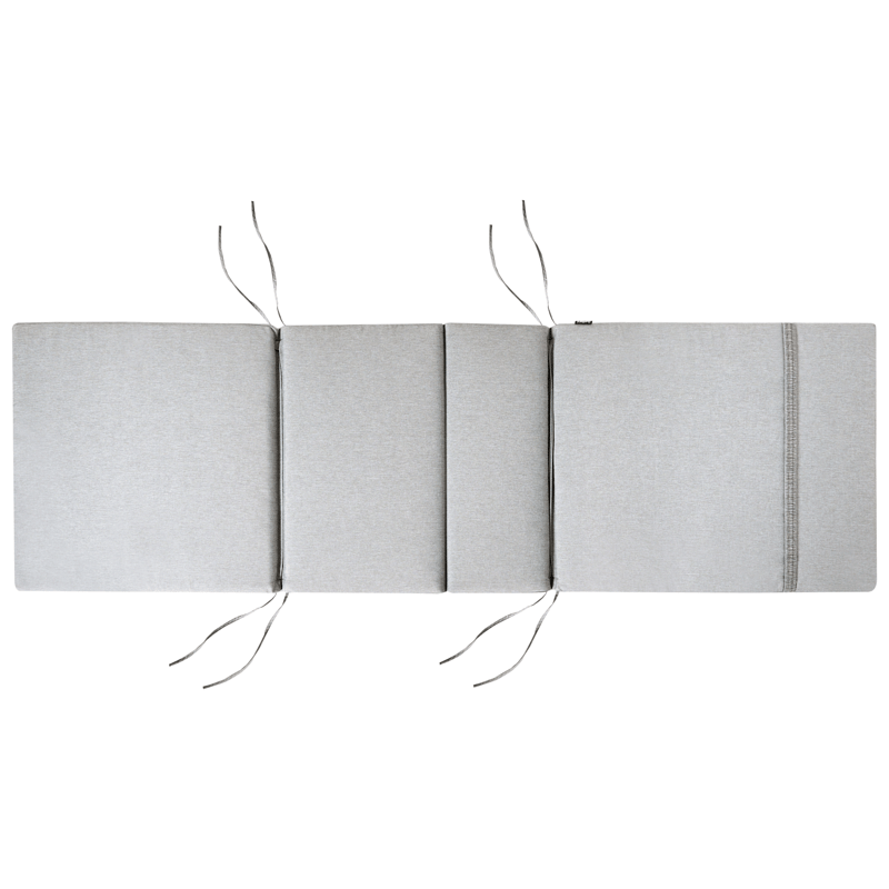 Solseng udendørs med pude Amantea Premium II akacietræ - Brun/Grå - Havemøbler - Havestole - Solseng & solvogn