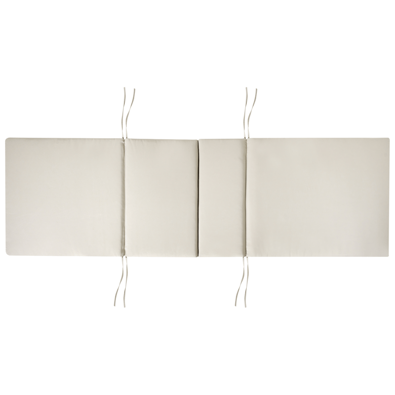 Solseng udendørs med pude Amantea Premium akacietræ - Brun/Taupe - Havemøbler - Havestole - Solseng & solvogn