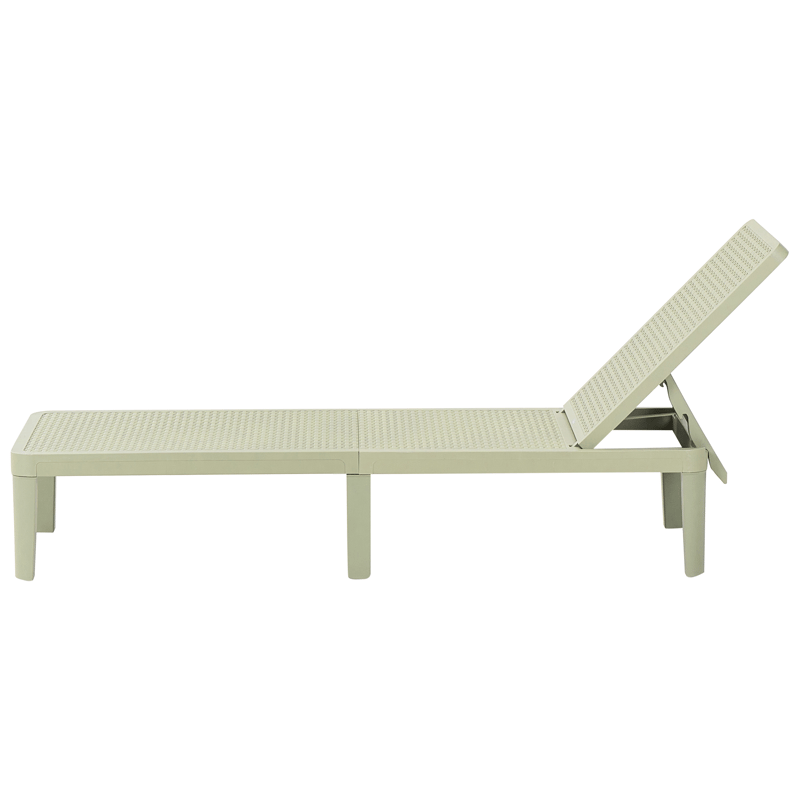 Solseng udendørs Ossimo - Grøn - Havemøbler - Havestole - Solstole