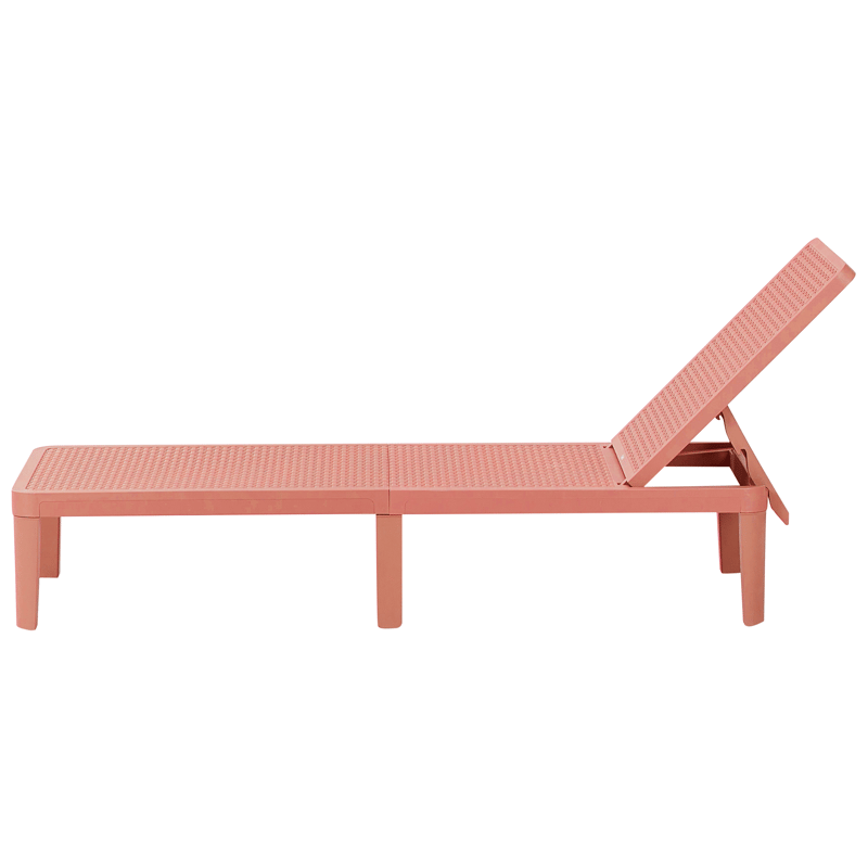 Solseng udendørs Ossimo - Rød - Havemøbler - Havestole - Solstole