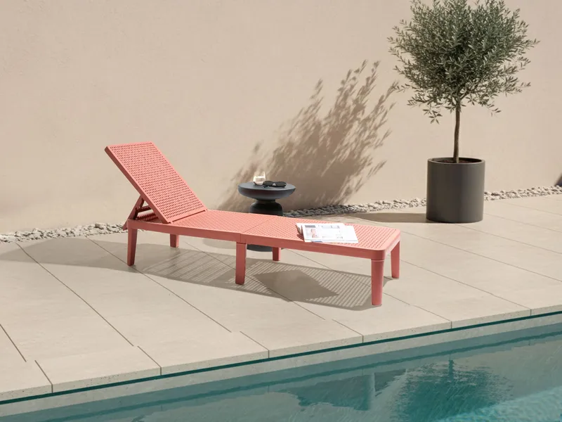 Solseng udendørs Ossimo, Rød