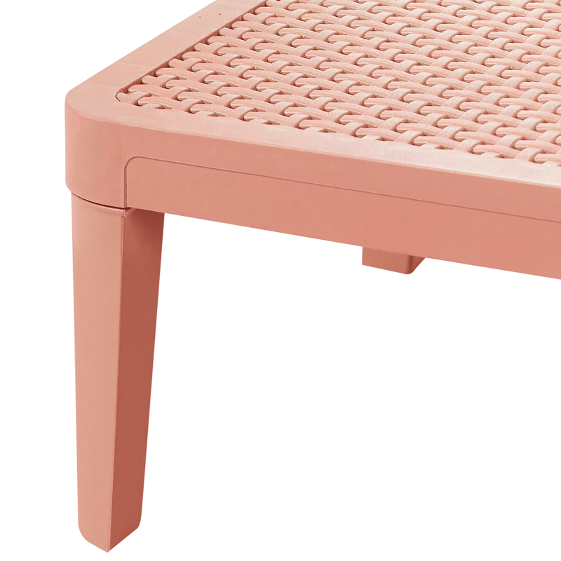 Solseng udendørs Ossimo - Rød - Havemøbler - Havestole - Solstole