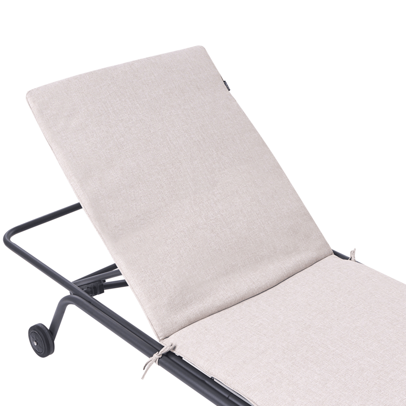 Solseng udendørs Volterra Stål - Beige/Grå - Havemøbler - Havestole - Solseng & solvogn