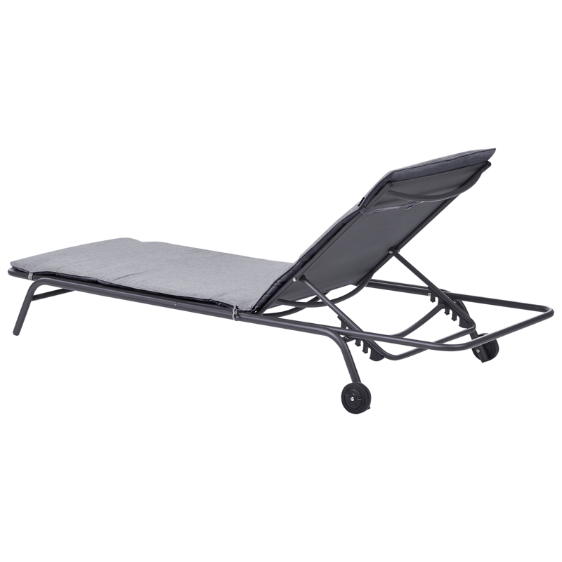 Solseng udendørs Volterra Stål - Grå - Havemøbler - Havestole - Solseng & solvogn