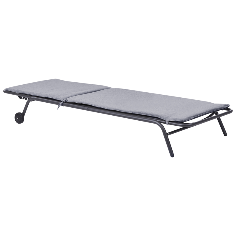 Solseng udendørs Volterra Stål - Grå - Havemøbler - Havestole - Solseng & solvogn