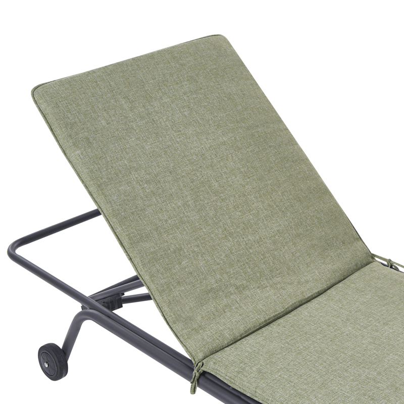 Solseng udendørs Volterra Stål - Grøn/Grå - Havemøbler - Havestole - Solseng & solvogn