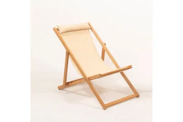 Solseng Zarith Creme - Cremevhid - Havemøbler - Havestole - Solstole