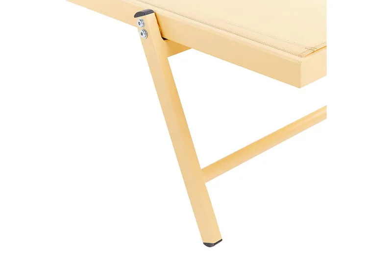 Solseng Portofino - Gul - Havemøbler - Havestole - Solseng & solvogn