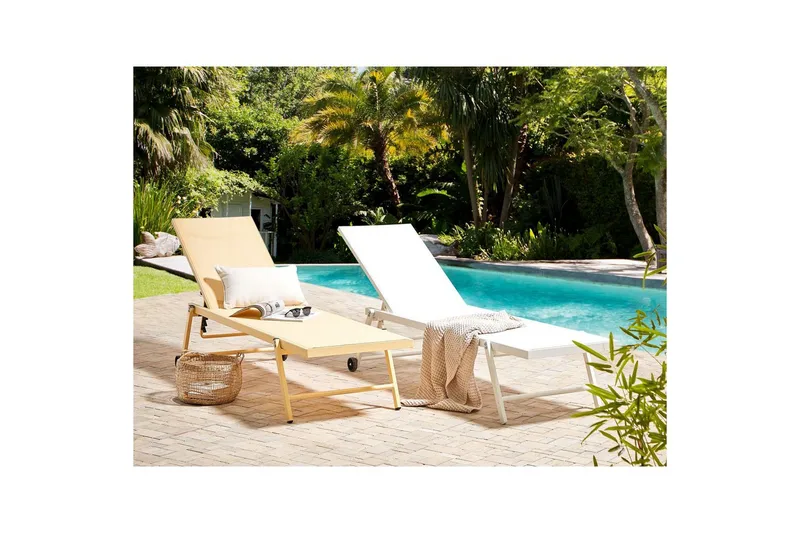 Solseng Portofino - Gul - Havemøbler - Havestole - Solseng & solvogn