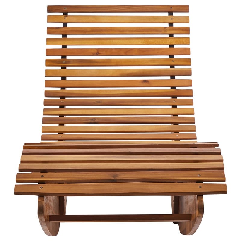 Solstol Brescia Premium - Lyst træ, taupe - Havemøbler - Havestole - Solstole