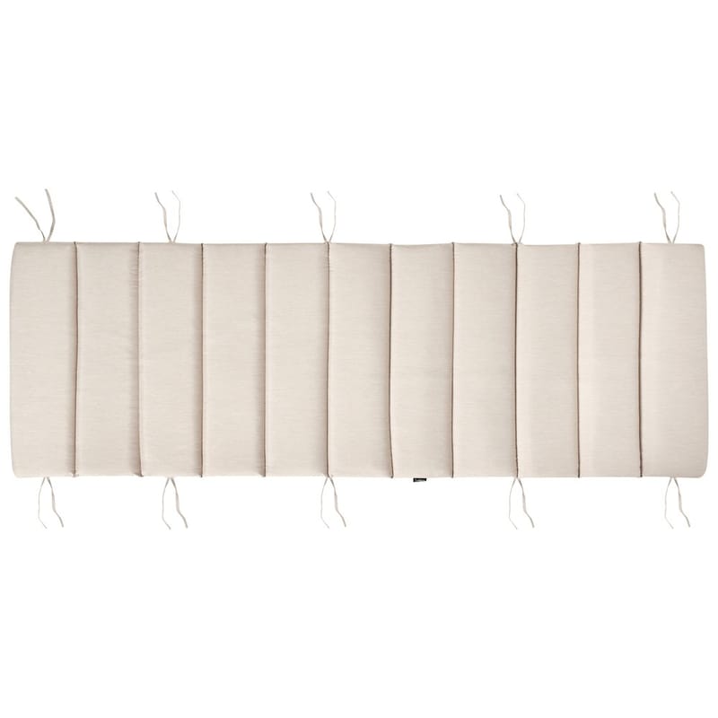 Solstol Brescia Premium - Lyst træ, lys beige - Havemøbler - Havestole - Solstole