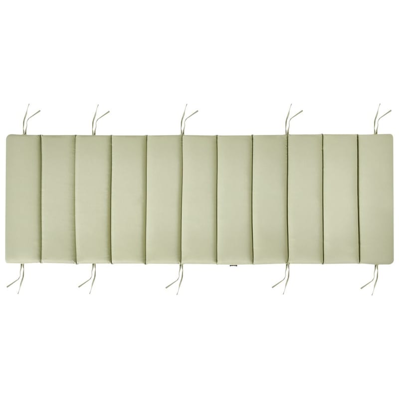 Solstol Brescia Premium - Lyst træ, grøn - Havemøbler - Havestole - Solstole