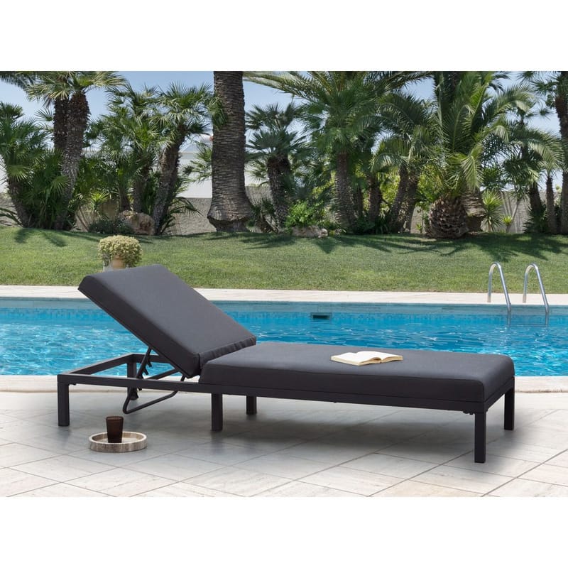 Solstol Lariano - Grå - Havemøbler - Havestole - Solstole