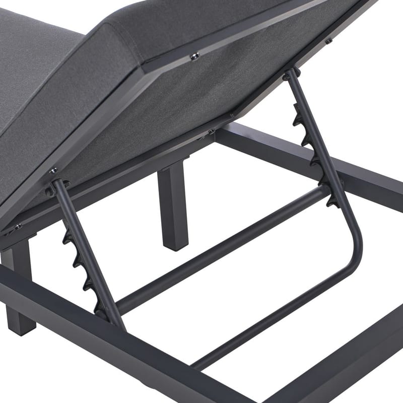 Solstol Lariano - Grå - Havemøbler - Havestole - Solstole