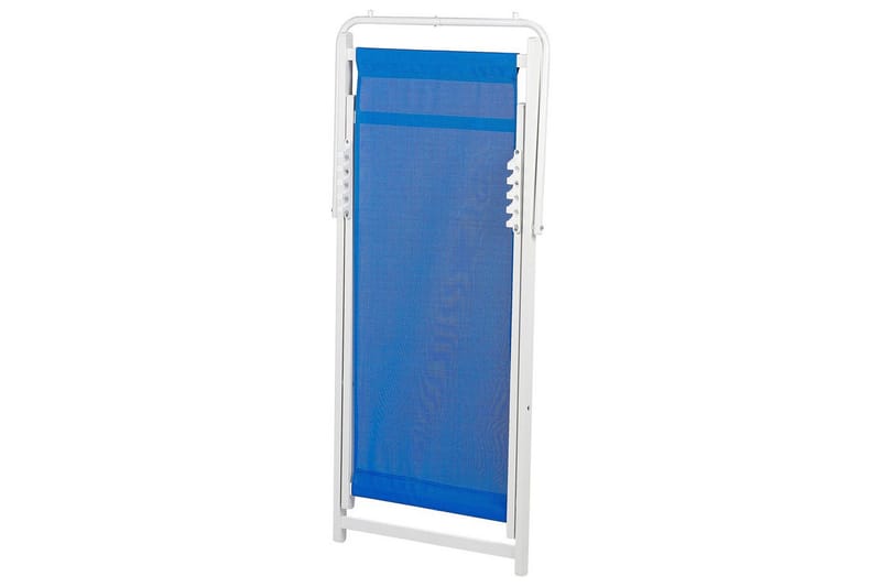 Solstol Locri Ii - Blå, Hvid - Havemøbler - Havestole - Solstole