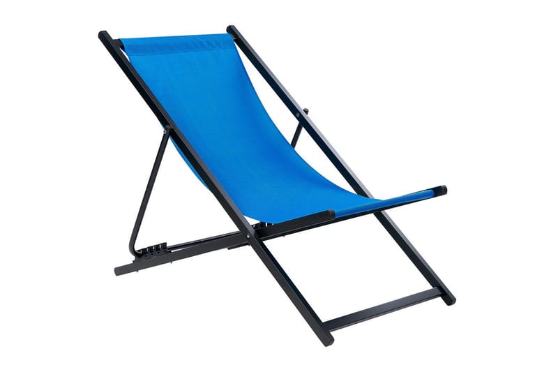 Solstol Locri Ii - Blå, Sort - Havemøbler - Havestole - Solstole