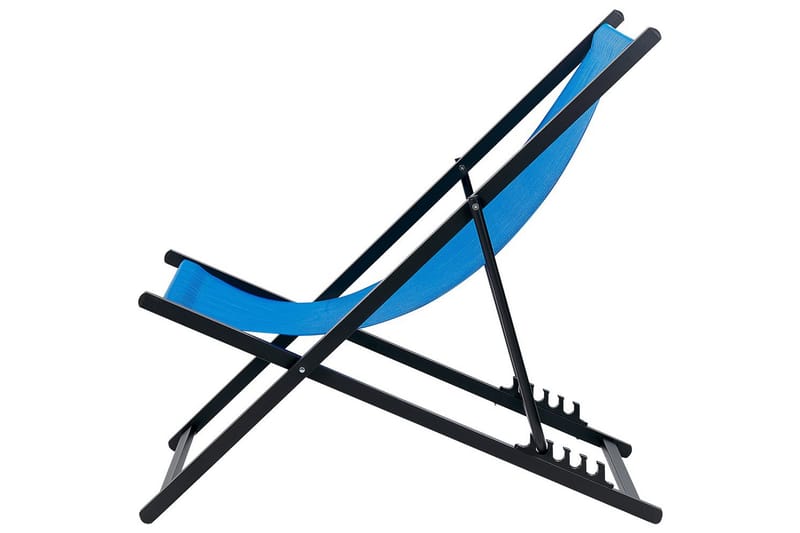 Solstol Locri Ii - Blå, Sort - Havemøbler - Havestole - Solstole