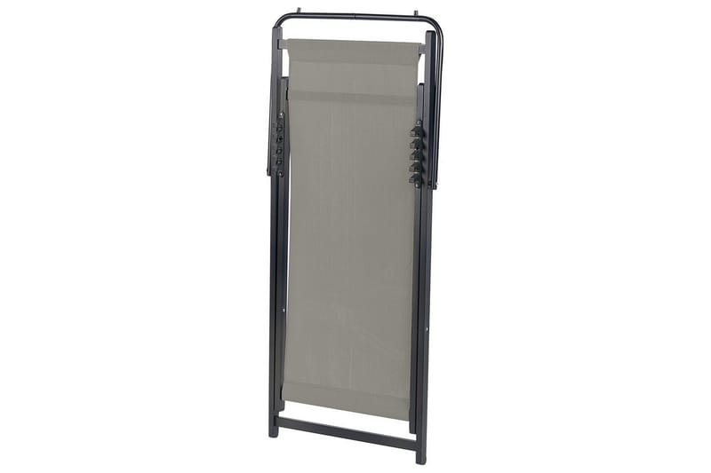 Solstol Locri Ii - Grå, sort - Havemøbler - Havestole - Solstole