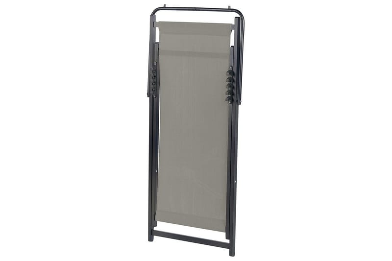 Solstol Locri Ii - Grå, sort - Havemøbler - Havestole - Solstole