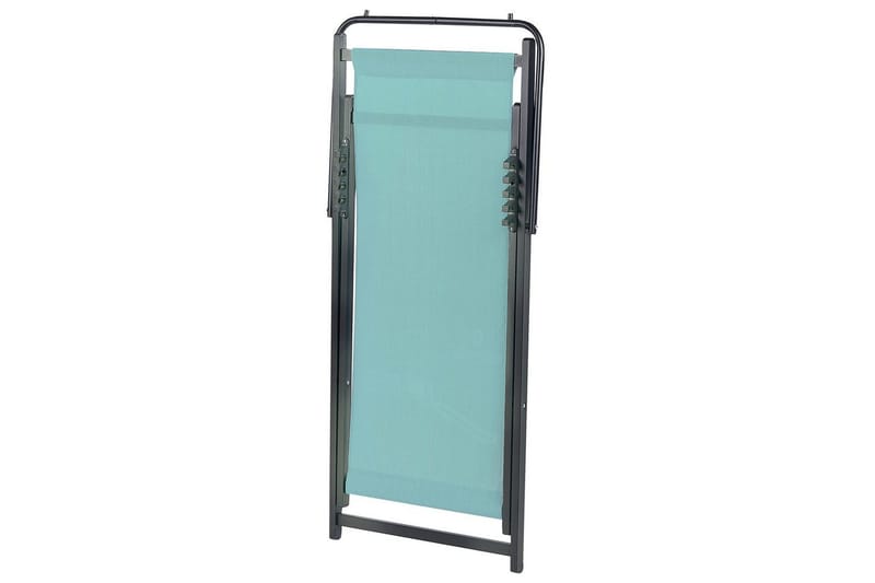 Solstol Locri Ii - Turkis, Sort - Havemøbler - Havestole - Solstole